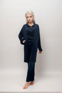 Repeat 100% Organic Cashmere Knitted Cardigan