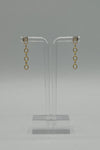 Harakiri Monia-Y Yellow Gold Filled Simple Chain Earrings