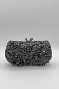 Ins Crystal Encrusted Cylinder Shaped Clutch