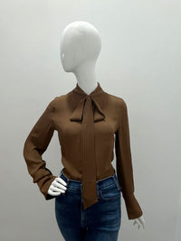 Equipment Bow Silk Blouse