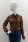 Equipment Bow Silk Blouse