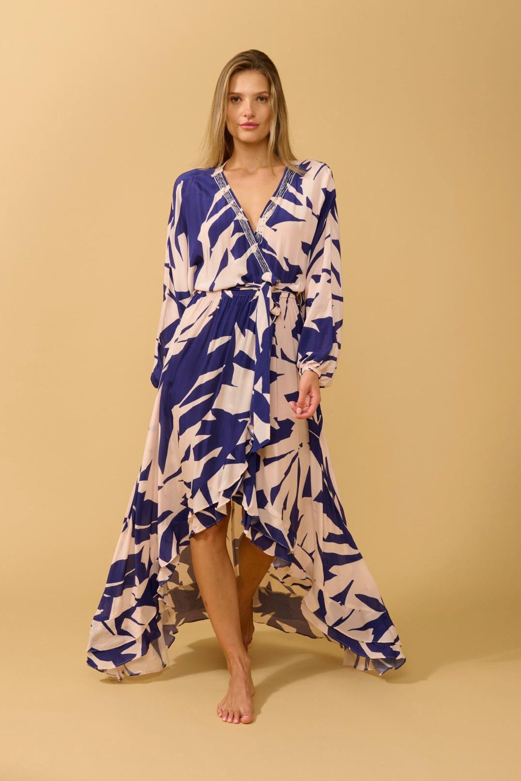 Taj By Sabrina Crippa SH-473 Faraji Palmier abstrait