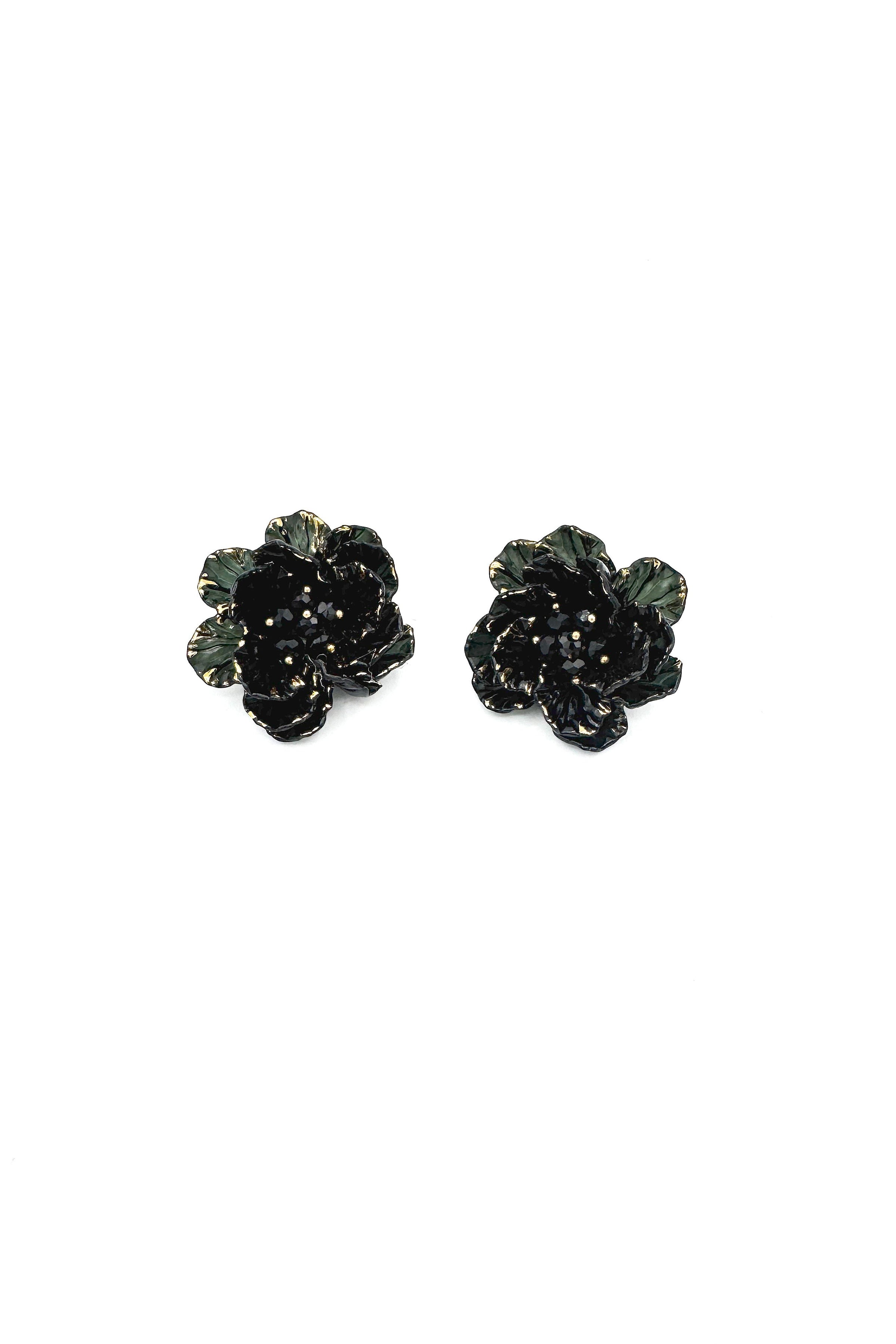 Shadow Floral Earrings
