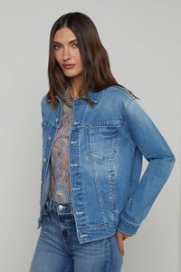 L'Agence Mack Oversized Denim Jacket