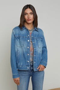 L'Agence Mack Oversized Denim Jacket