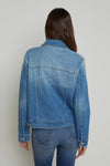 L'Agence Mack Oversized Denim Jacket