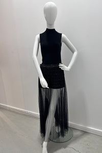 Twinset Boucle Skirt Black Lily