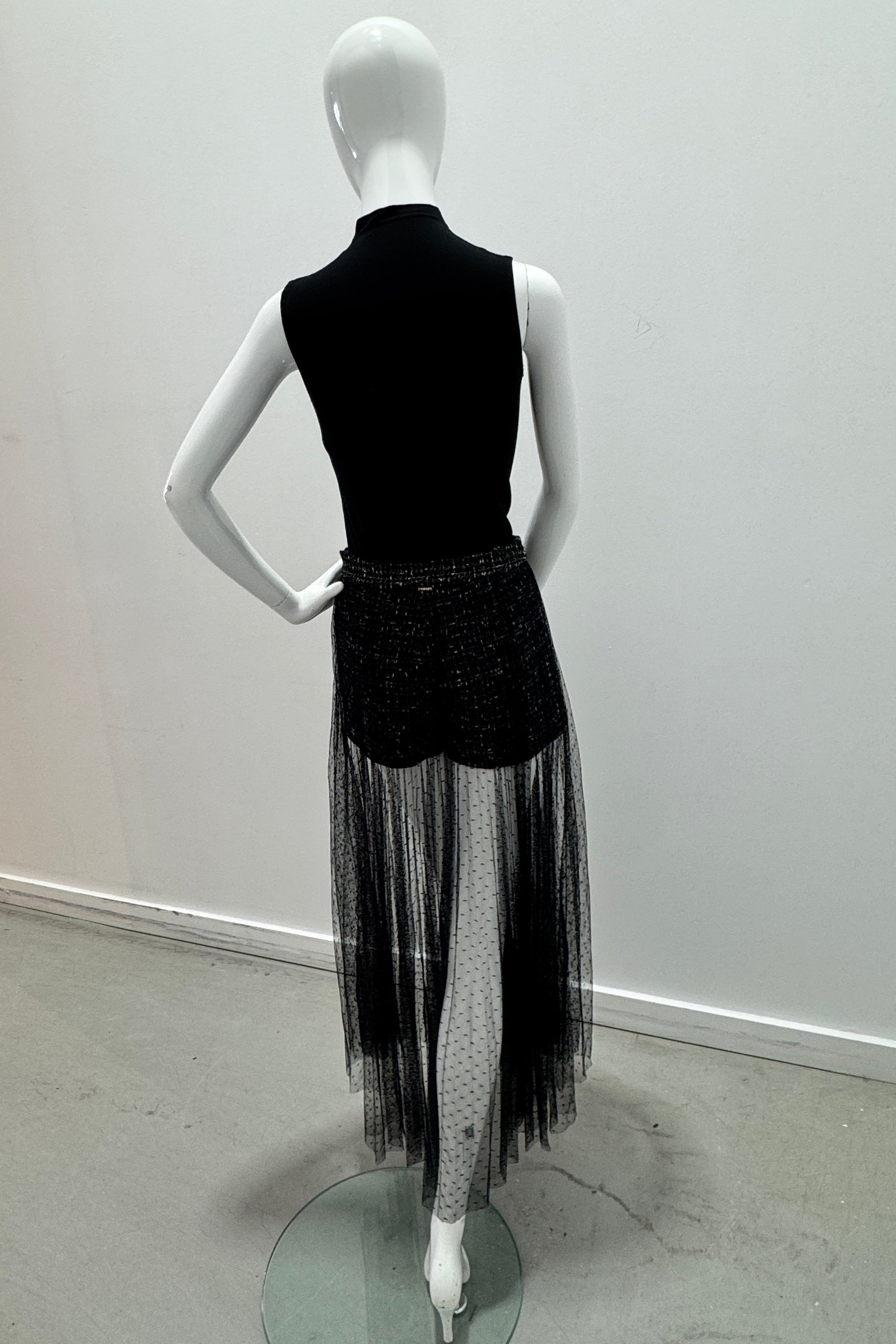 Twinset Boucle Skirt Black Lily