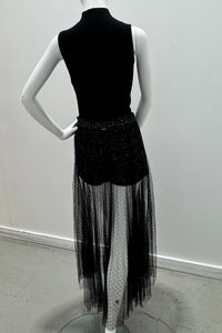 Twinset Boucle Skirt Black Lily