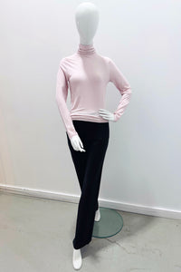 Majestic Filatures Soft Touch Long-Sleeve Turtleneck - Petale