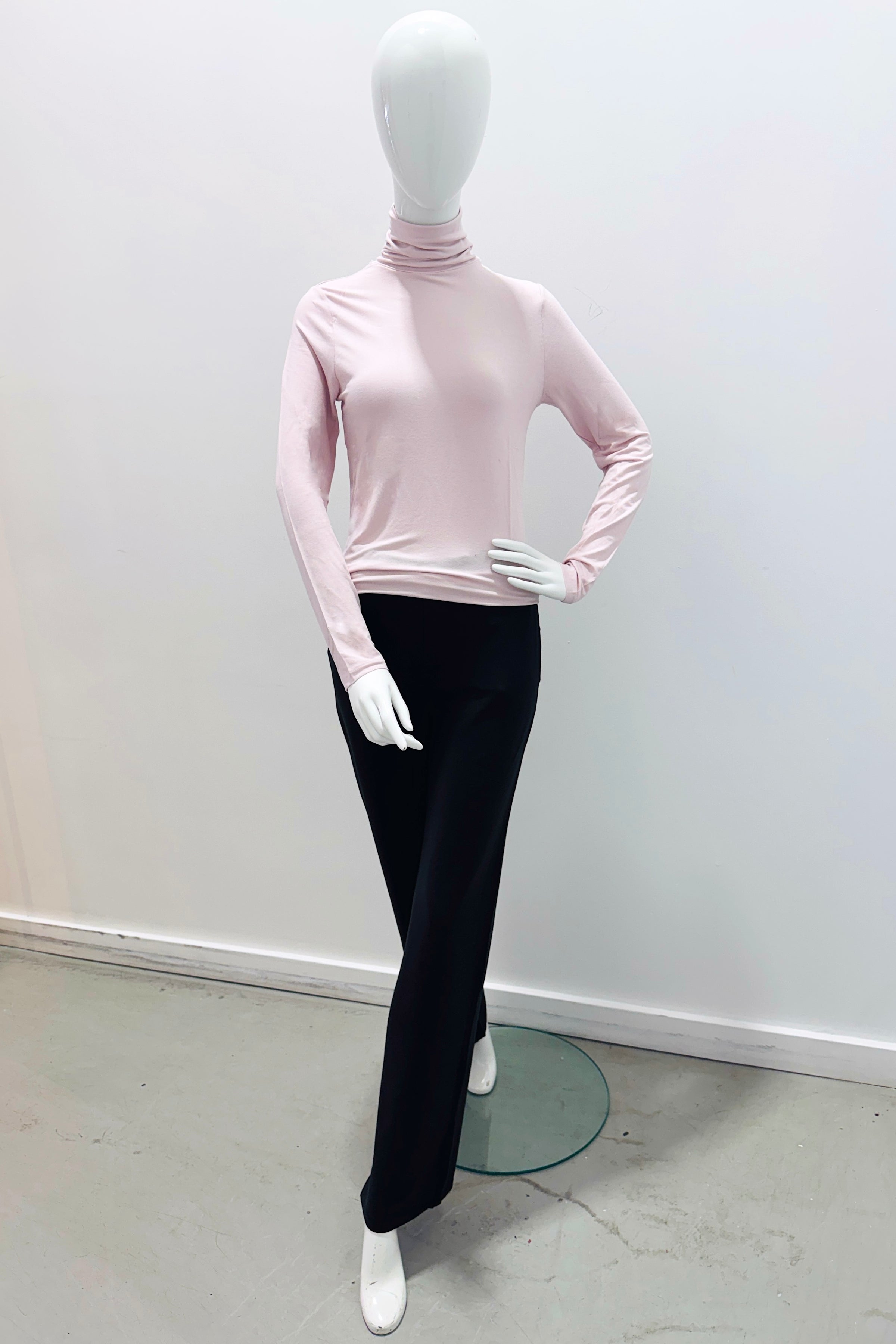 Majestic Filatures Soft Touch Long-Sleeve Turtleneck - Petale