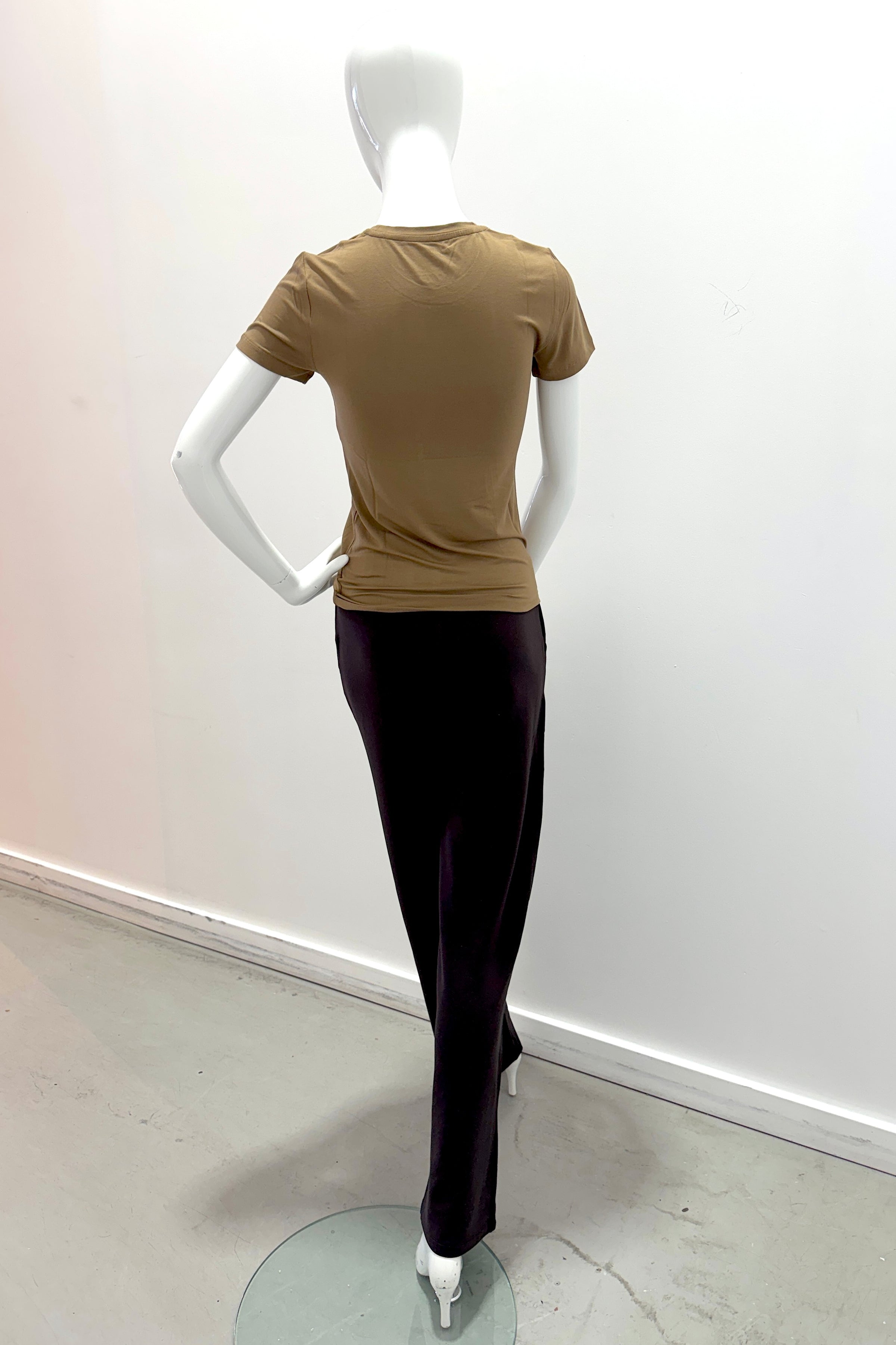 Majestic Filatures Soft-Touch Short-Sleeve Crewneck - Havana