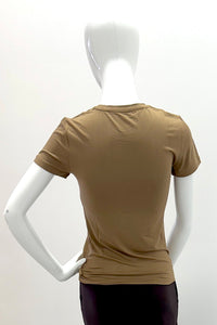 Majestic Filatures Soft-Touch Short-Sleeve Crewneck - Havana