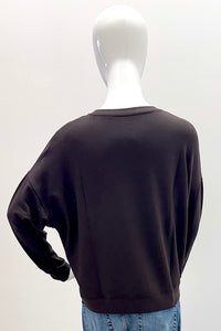 Majestic Filatures Pull manches longues en cachemire 100 % lavable en machine M251FPU364-1141 Mousse au chocolat