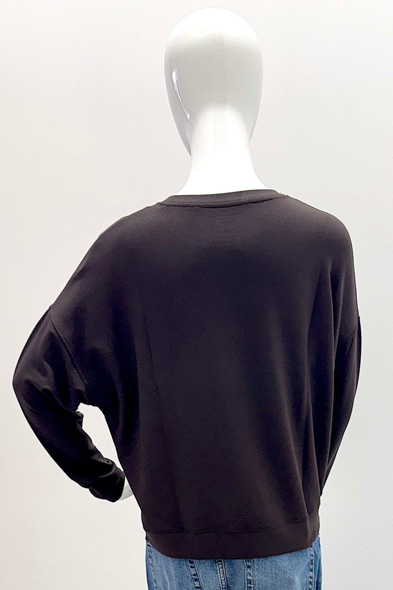 Majestic Filatures Pull manches longues en cachemire 100 % lavable en machine M251FPU364-1141 Mousse au chocolat
