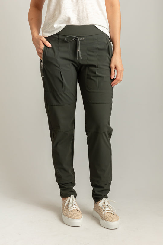 Raffaello Rossi Candy Jogger Pant Dark Olive