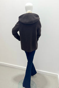 Cinzia Rocca ZR64051-66B2-05 manteau court marron chocolat