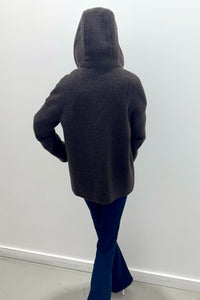 Cinzia Rocca ZR64051-66B2-05 manteau court marron chocolat