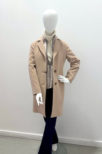 Cinzia Rocca CR65001-66D8-07 manteau 3/4 taupe clair