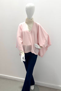 Repeat 700596-1801 Poncho tricoté en cachemire biologique plume