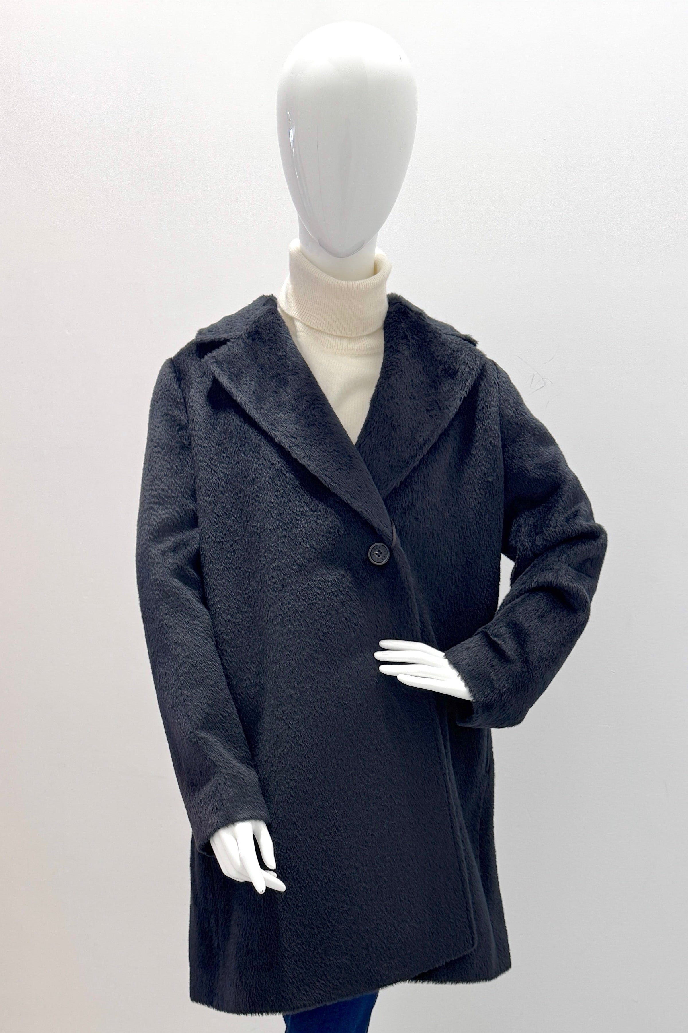 Cinzia Rocca B228001-66H9-01 manteau 3/4 noir