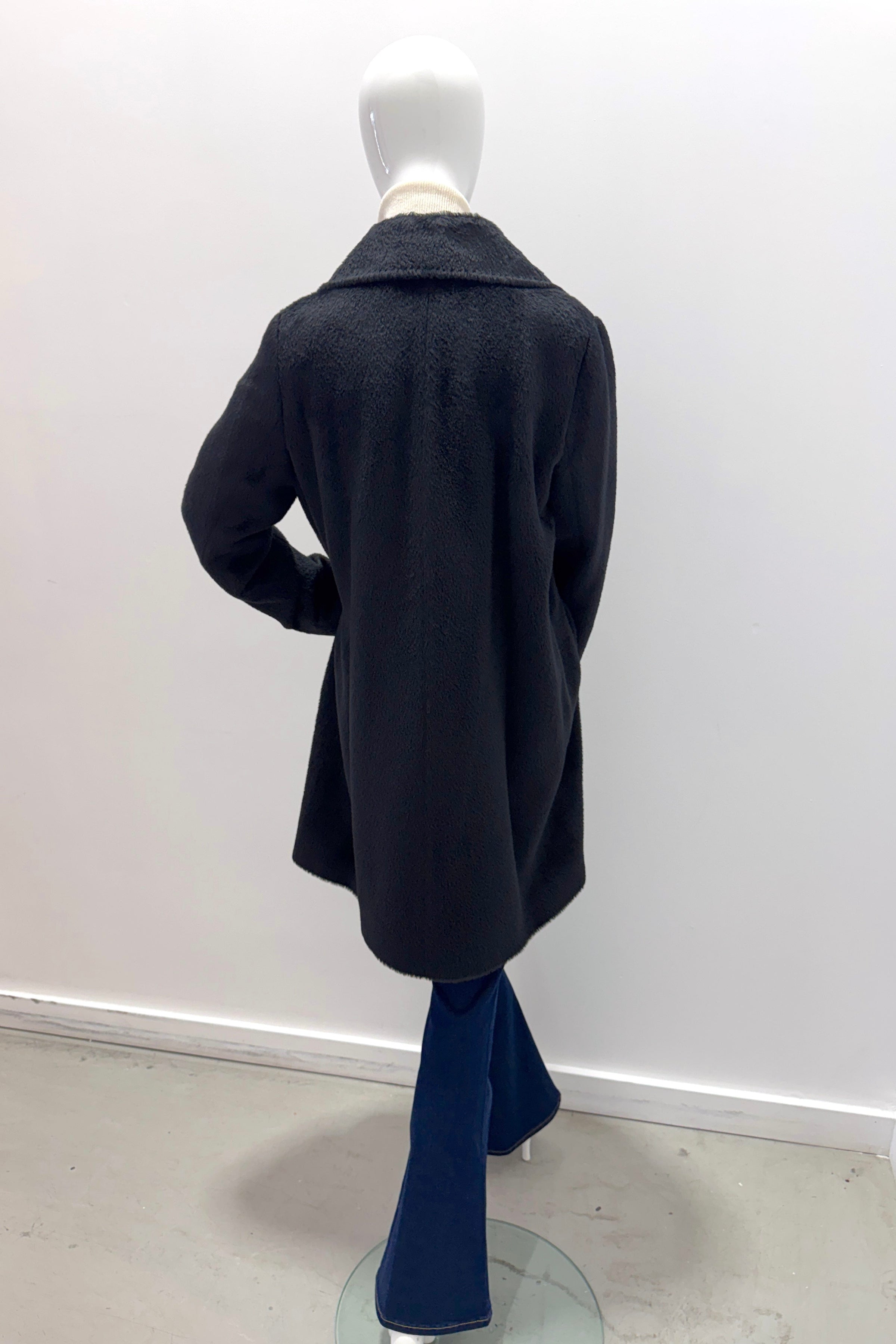 Cinzia Rocca B228001-66H9-01 manteau 3/4 noir