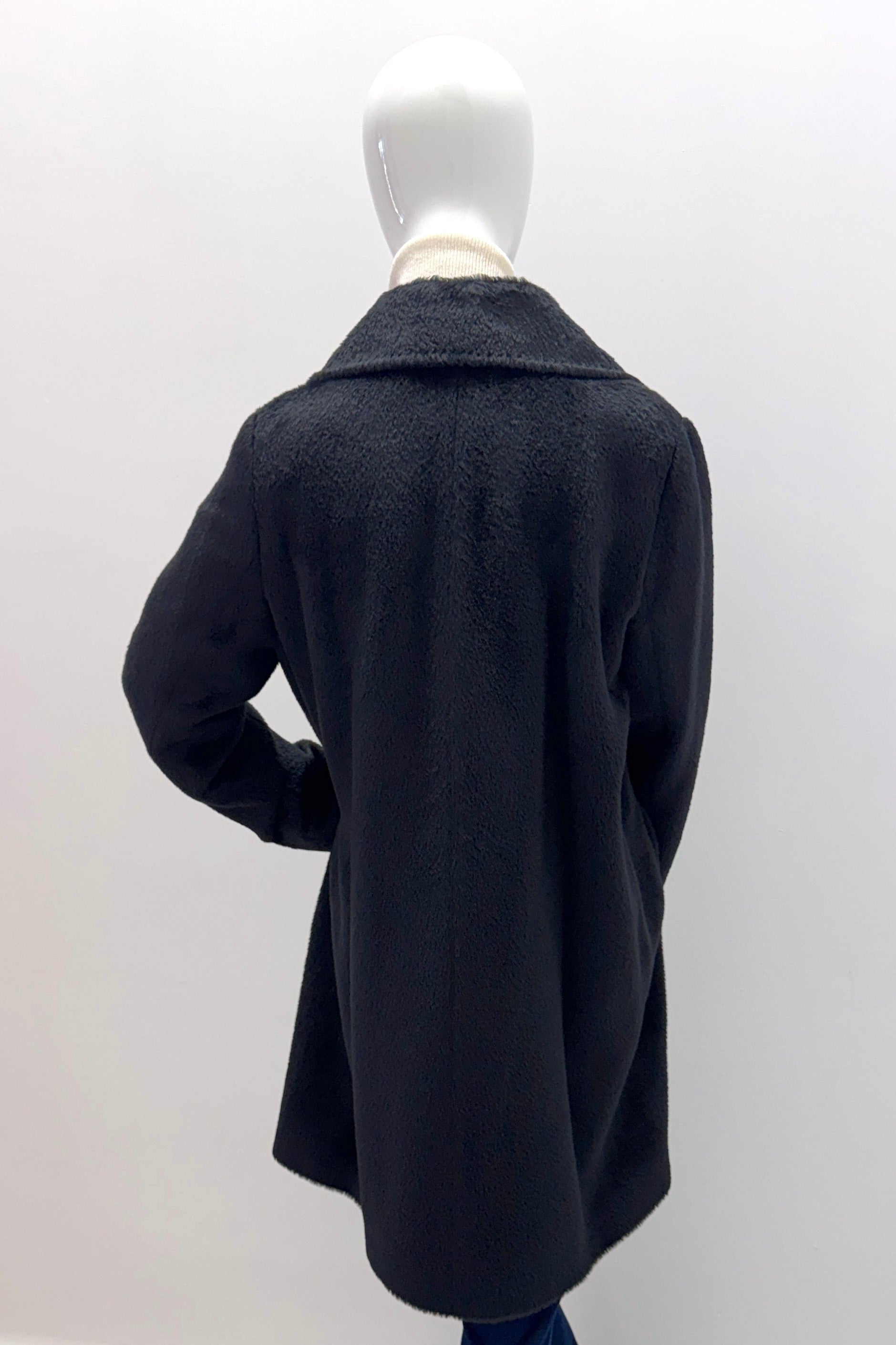 Cinzia Rocca B228001-66H9-01 manteau 3/4 noir
