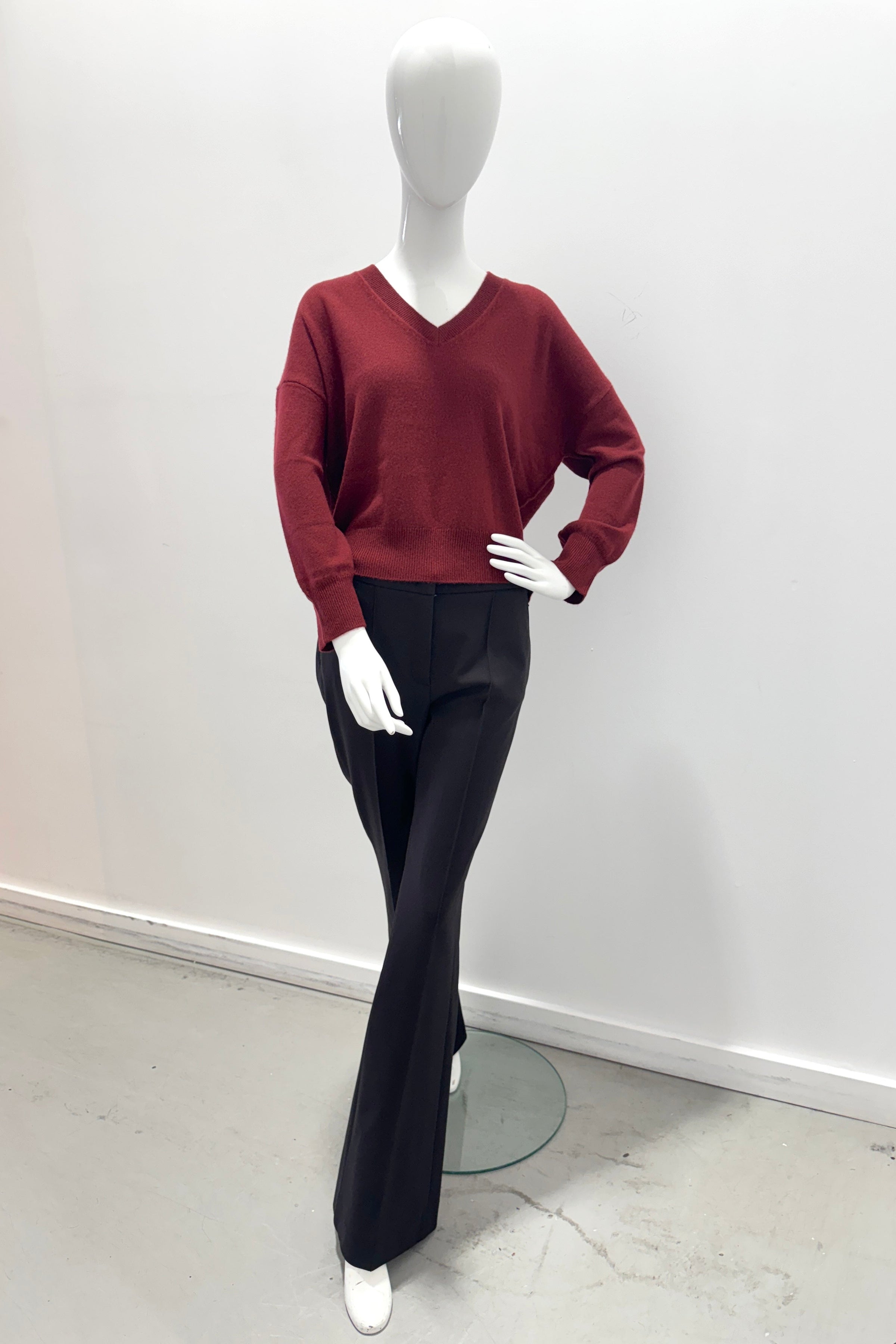 Raffaello Rossi 506212-9947K-680 Pantalon évasé Doro Tabacco