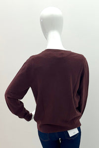 Repeat 100501-1806 cardigan en maille de cachemire biologique Lave