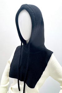 White + Warren Cashmere Blend Hoodie Dickie Black