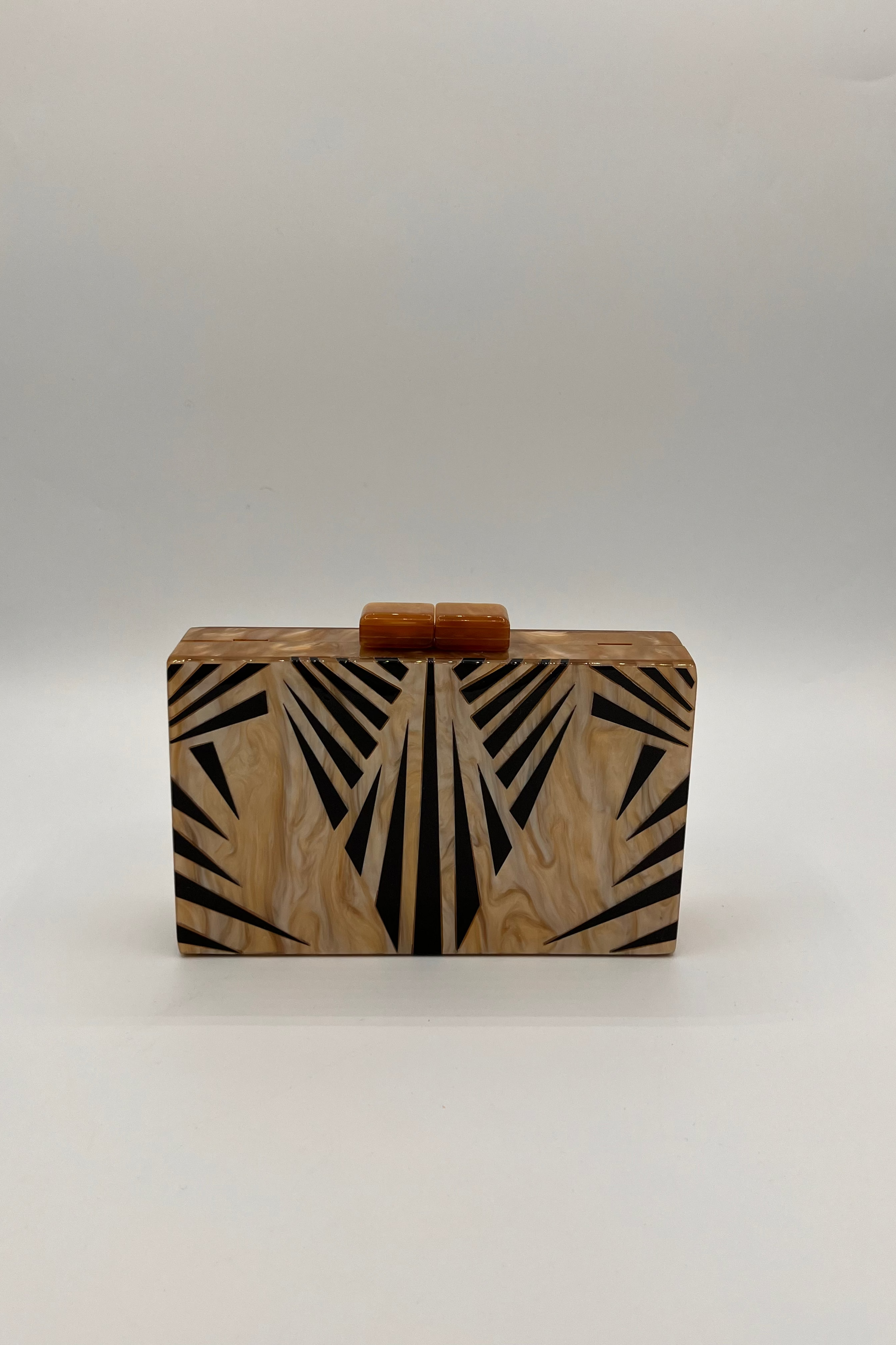 Black Palm Clutch