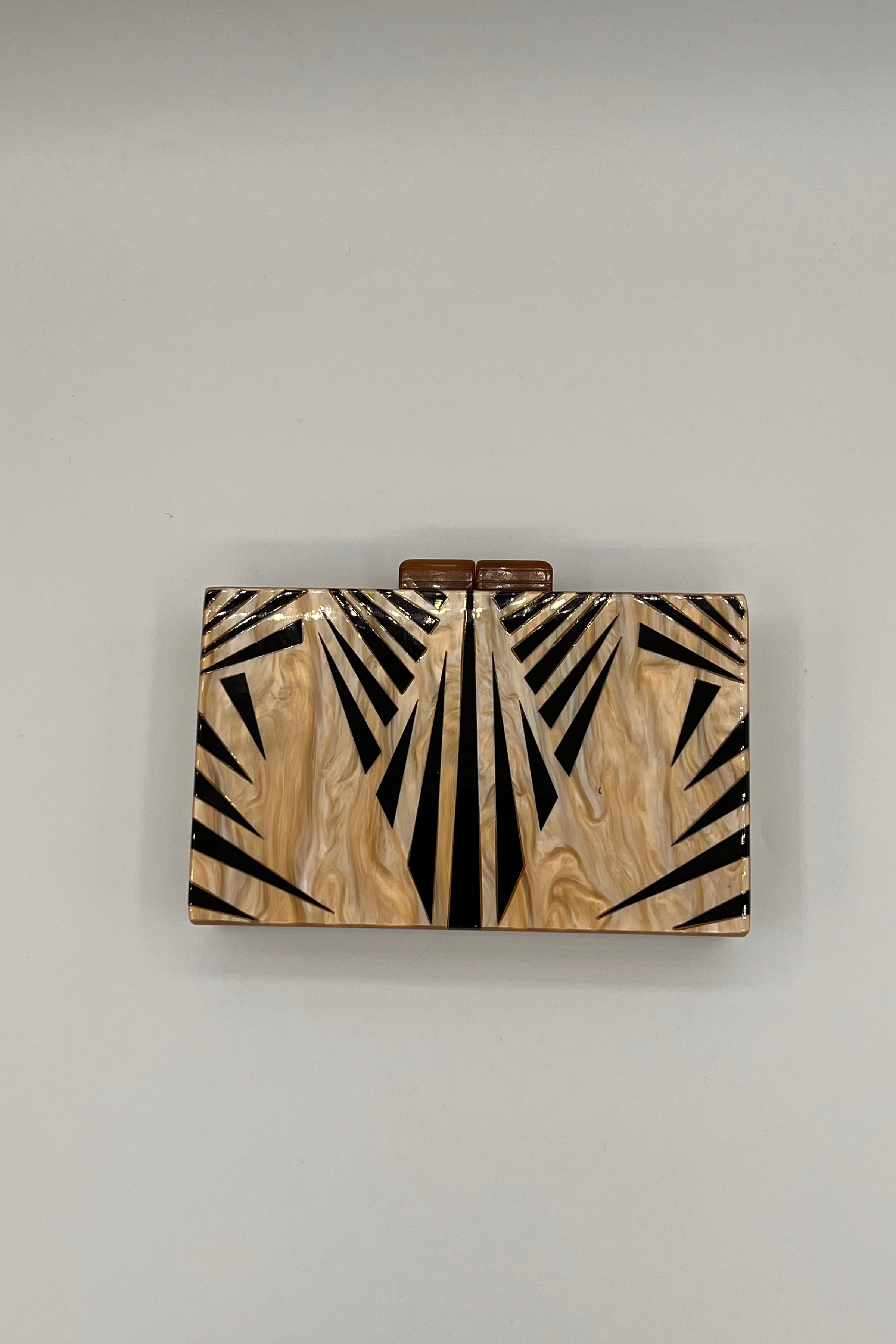 Black Palm Clutch