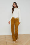 L'Agence Scottie Wide Leg Ribbed Flow Pants