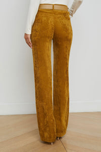 L'Agence Scottie Wide Leg Ribbed Flow Pants