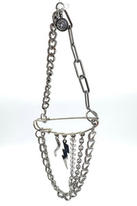 Aether Designs Lightning Brooch Silver