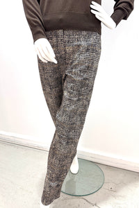 Cambio Odelia Glencheck caramel/noir