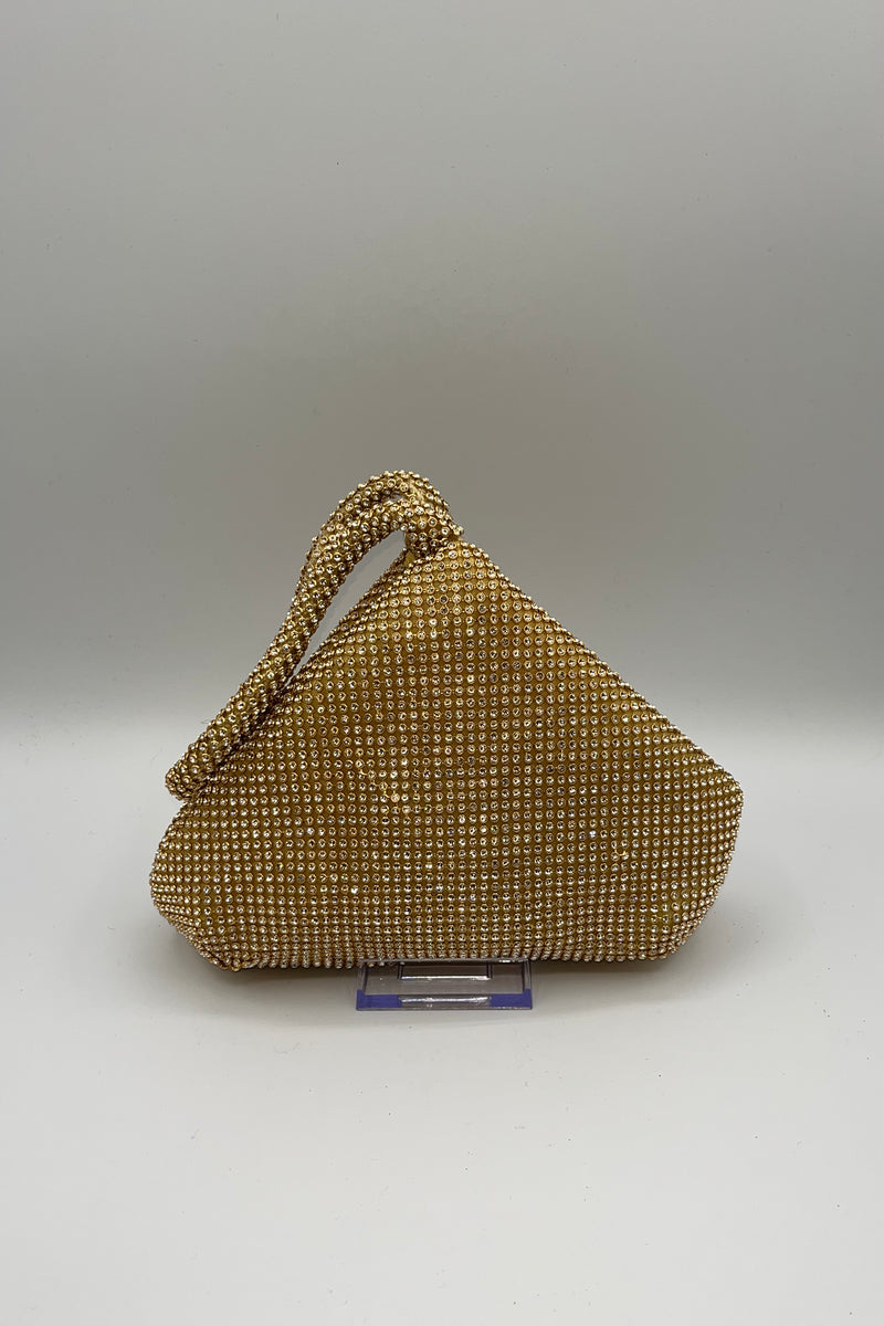 URetro Triangular Crystal Bag