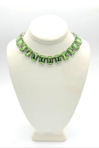 Tres Chic Gemstone Necklace Green