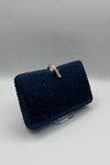 URetro Rectangular Rhinestone Evening Clutch