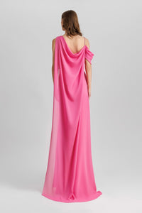 Gemy Maalouf Asymmetrical Neckline Gown