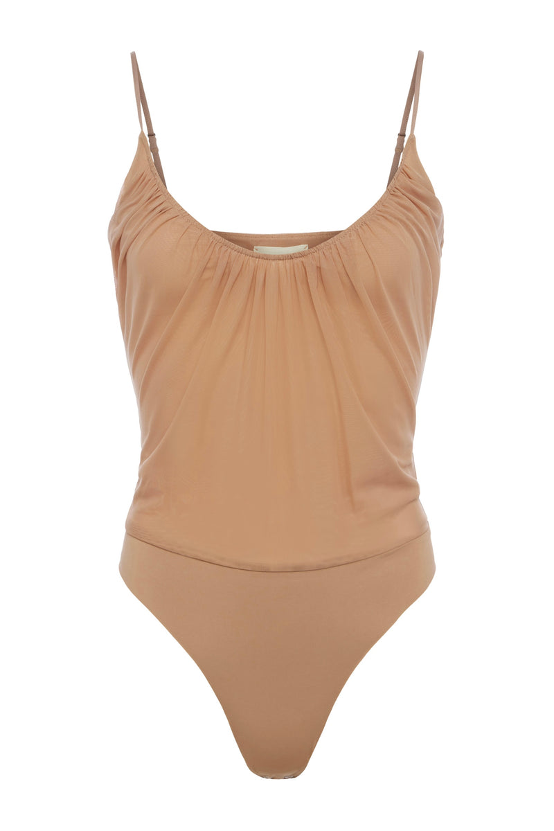 L'Agence Gelina Ruched Bodysuit