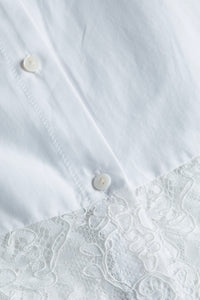 L'Agence Levo Lace-Trim Shirt