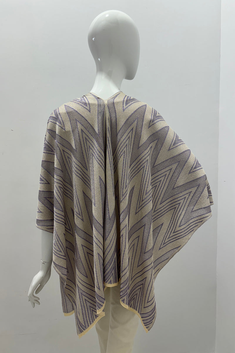 Missoni Zig Zag Knit Poncho