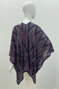 Missoni Zig Zag Knit Poncho