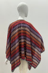 Missoni Zig Zag Knit Poncho