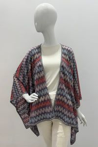 Missoni Zig Zag Knit Poncho