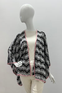 Missoni Zig Zag Knit Poncho