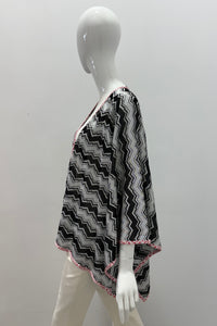 Missoni Zig Zag Knit Poncho