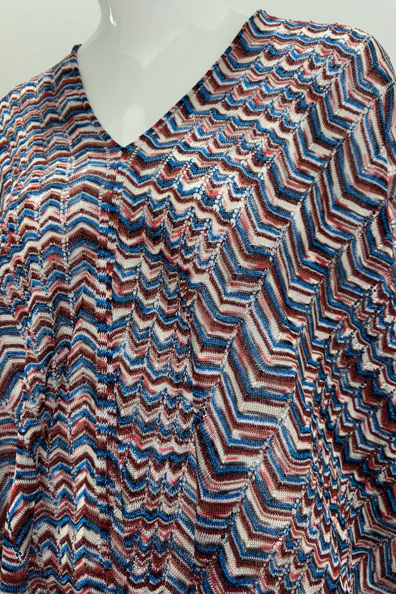 Missoni Chevron Knit Poncho