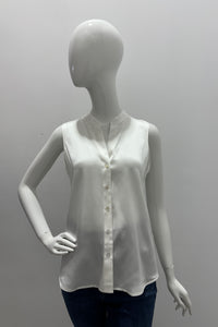 L'Agence Hendrix Silk Sleeveless Blouse